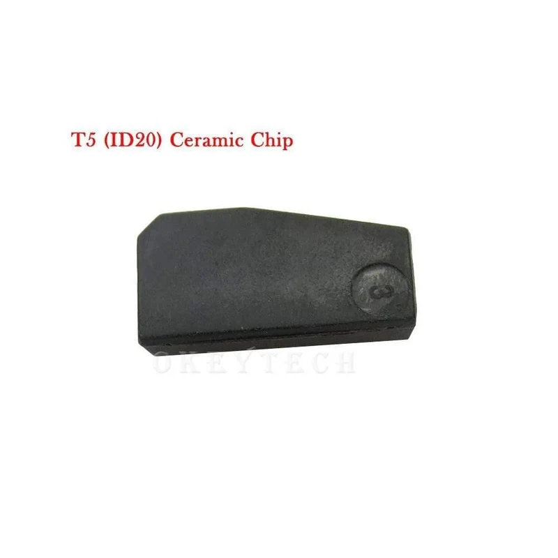 10pcs / lot neue ID T5-20 Transponder Chip Blank Carbon T5 klonbar Chip für Autoschlüssel Cemamic T5 Chip
