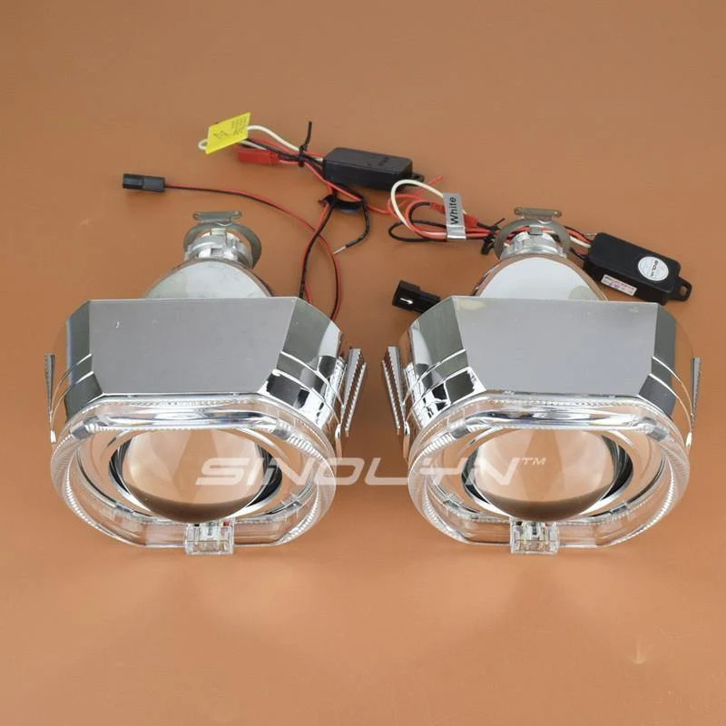 H4 H7 Bi-Xenon Projektor Kit Scheinwerfer Linsen