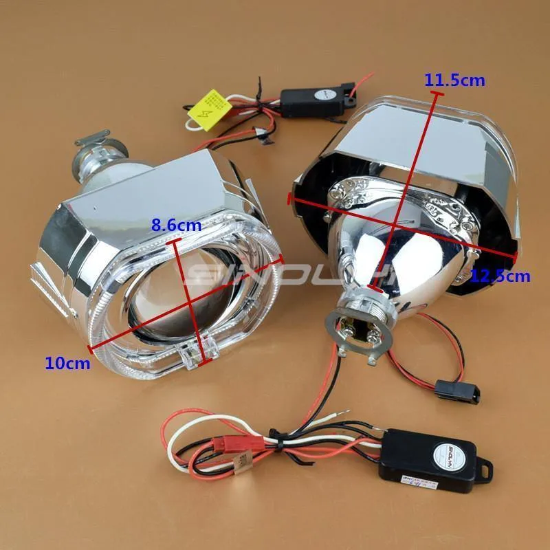 H4 H7 Bi-Xenon Projektor Kit Scheinwerfer Linsen