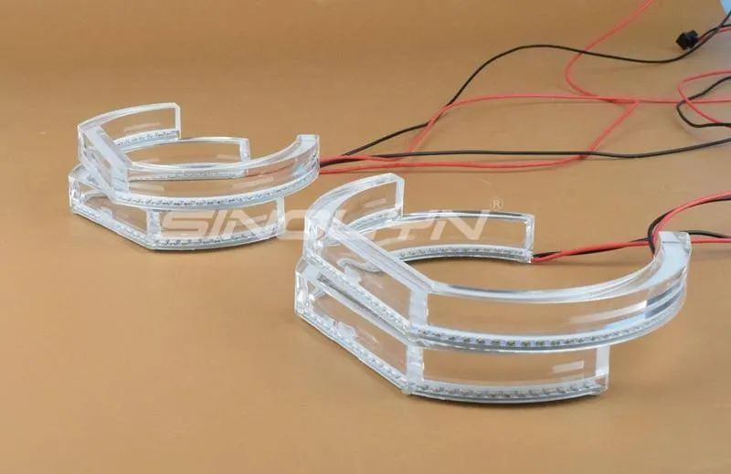 LED Angel Eyes Halo Ringe 3D DTM LCI M4 Stil Für BMW E90 E92 F30 F31 E60 E82 M5 Blinker weiß Gelb Switchback Zubehör