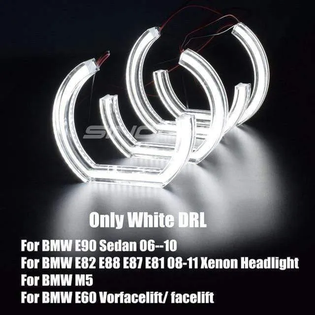 LED Angel Eyes Halo Ringe 3D DTM LCI M4 Stil Für BMW E90 E92 F30 F31 E60 E82 M5 Blinker weiß Gelb Switchback Zubehör