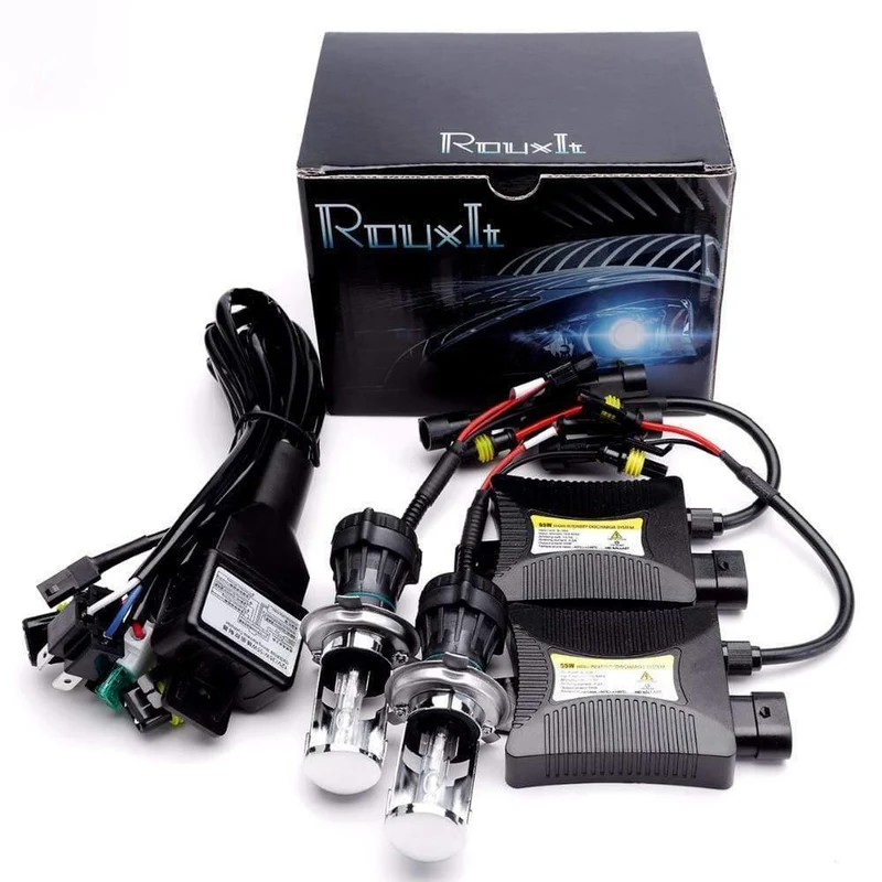 DC 12V 55W Bi-Xenon H4 55w Bixenon-Versteckset H4-3 High / Low-Versteckset 4300k 5000k 6000k 8000k 3000k 10000k 12000k für Autoscheinwerfer