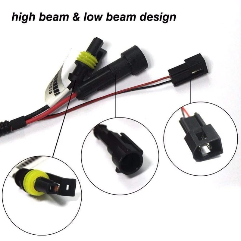 DC 12V 55W Bi-Xenon H4 55w Bixenon-Versteckset H4-3 High / Low-Versteckset 4300k 5000k 6000k 8000k 3000k 10000k 12000k für Autoscheinwerfer