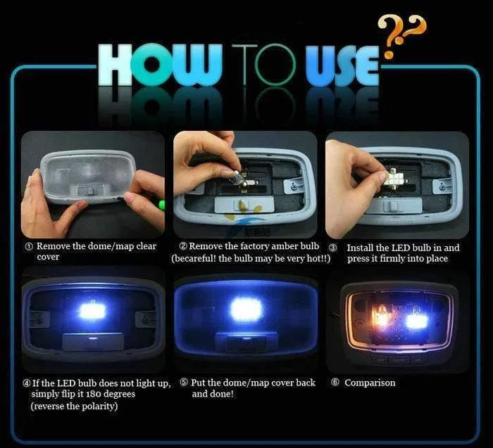 11 Stücke Cool White Canbus LED Autolampen Interior Package Kit Für Peugeot 407 SW 2004-2010 Karte Dome Trunk Handschuhfach Licht