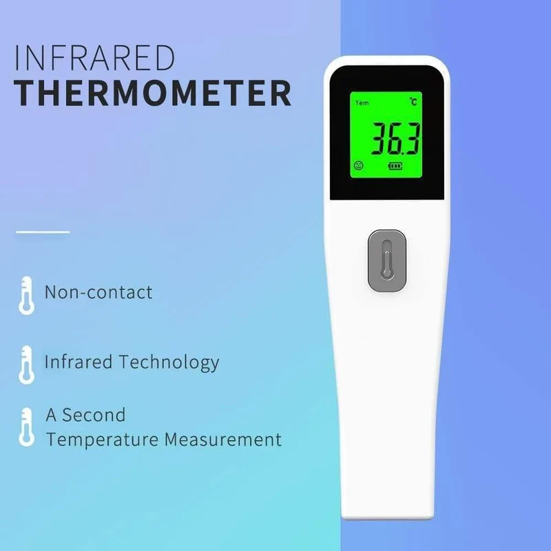 Infrarot Stirn Digital berührungslos Körpertemperaturmessung Körper Digital Infrarot Baby Adult LCD Ohr Ohr Termometro Infrarojo