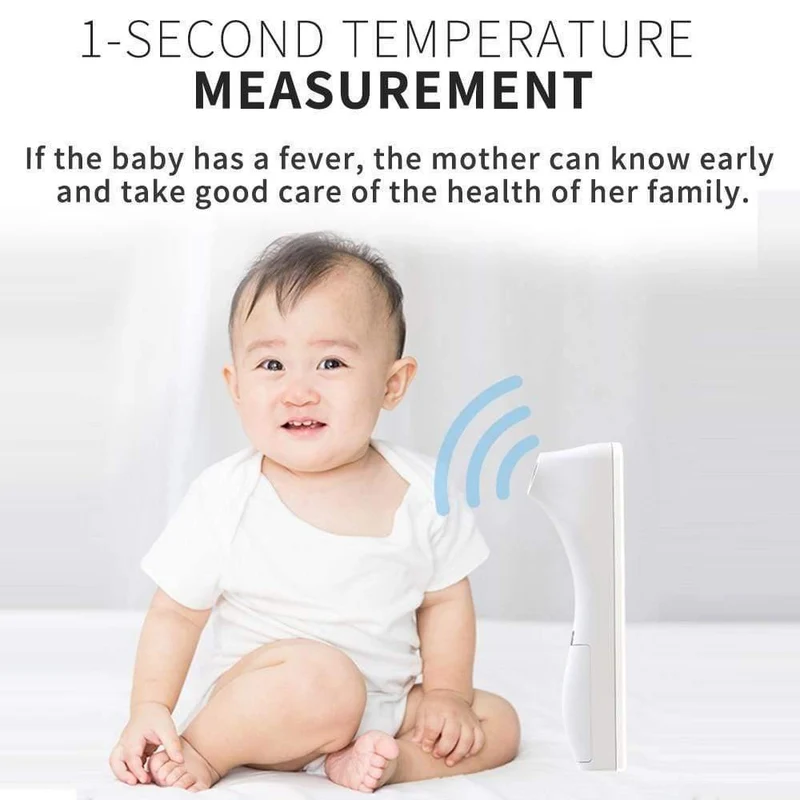 Infrarot Stirn Digital berührungslos Körpertemperaturmessung Körper Digital Infrarot Baby Adult LCD Ohr Ohr Termometro Infrarojo
