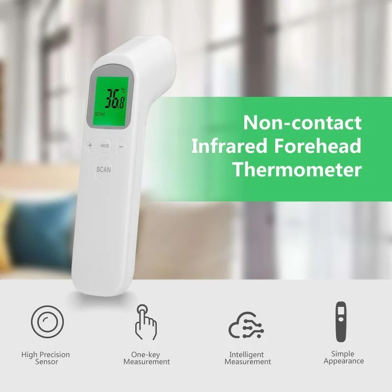 Hochpräzise berührungslose Infrarot-Handstirn Home Elektronische Temperaturmessung Digitales Temperaturmessgerät
