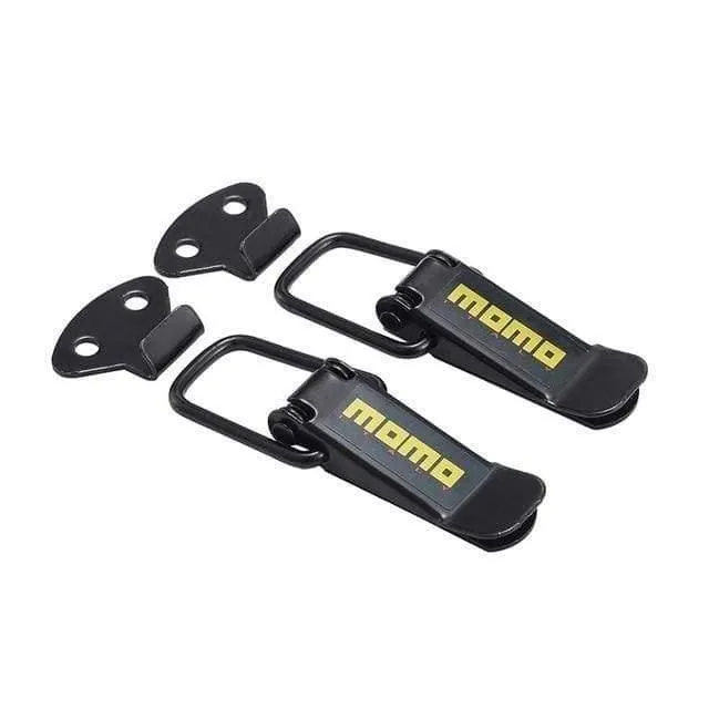 2PCS Sicherheitshaken-Verschluss-Clip-Kit Auto-Schnellverschluss-Stoßfänger-Schnallen-Verschluss Kofferraum vorne hinten Stoßfänger-Luke-Schnallen-Verschluss