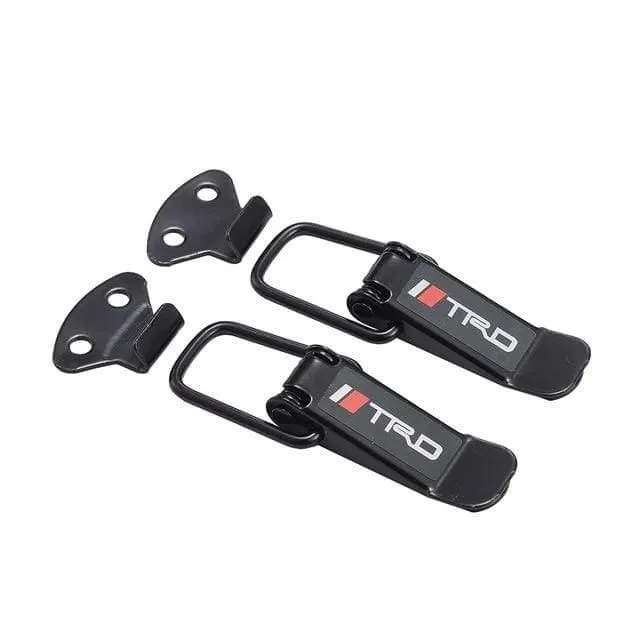 2PCS Sicherheitshaken-Verschluss-Clip-Kit Auto-Schnellverschluss-Stoßfänger-Schnallen-Verschluss Kofferraum vorne hinten Stoßfänger-Luke-Schnallen-Verschluss