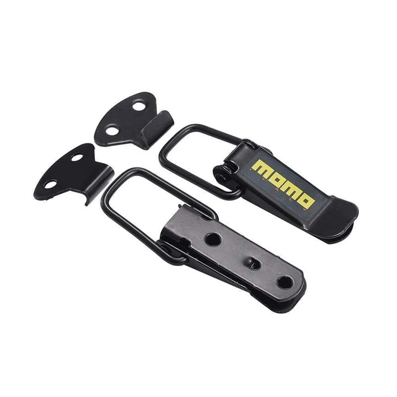 2PCS Sicherheitshaken-Verschluss-Clip-Kit Auto-Schnellverschluss-Stoßfänger-Schnallen-Verschluss Kofferraum vorne hinten Stoßfänger-Luke-Schnallen-Verschluss