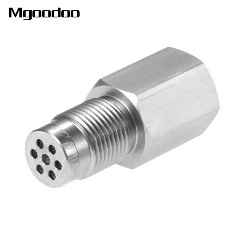 M18x1.5 CEL Eliminator Check Motorlichtadapter Echter Mini-Katalysator O2 Sauerstoffsensor Edelstahl Autozubehör