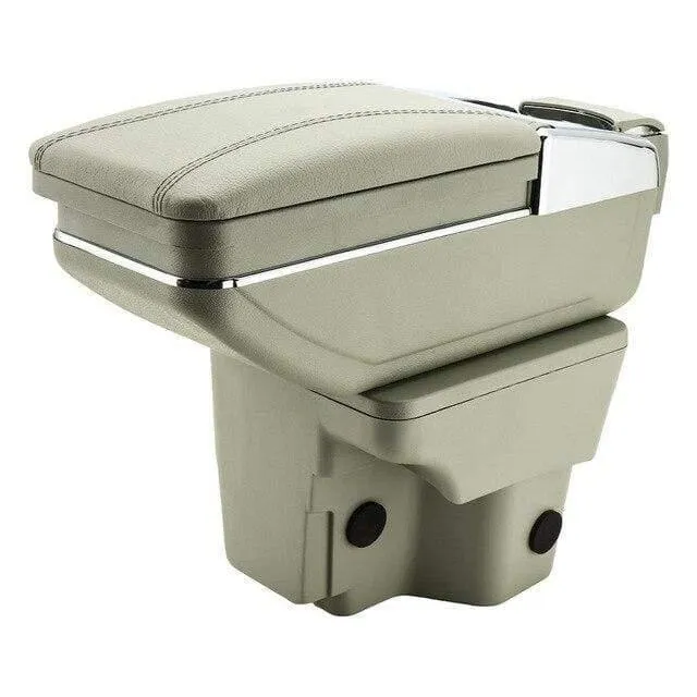 Armlehnenbox für Kia Rio 3 2011–2016, PU-Leder, zentraler Behälter, Aufbewahrungsbox, Auto-Styling-Zubehör