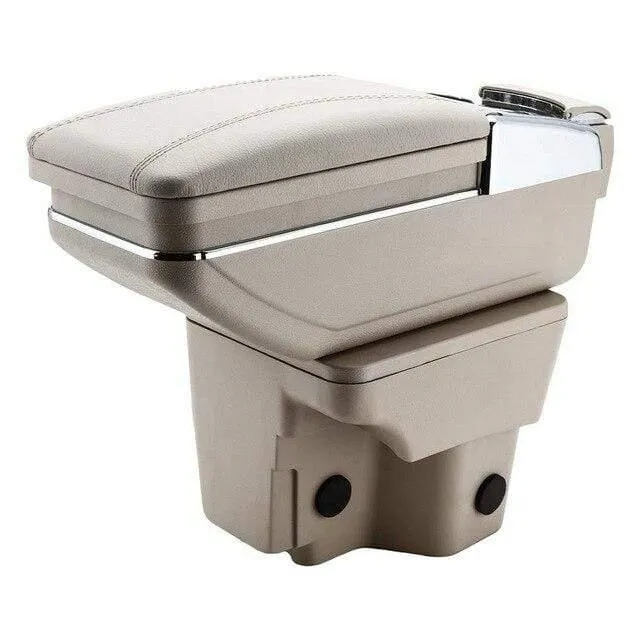 Armlehnenbox für Kia Rio 3 2011–2016, PU-Leder, zentraler Behälter, Aufbewahrungsbox, Auto-Styling-Zubehör