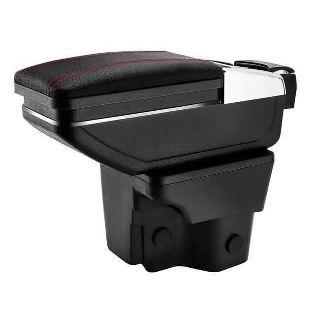 Armlehnenbox für Kia Rio 3 2011–2016, PU-Leder, zentraler Behälter, Aufbewahrungsbox, Auto-Styling-Zubehör