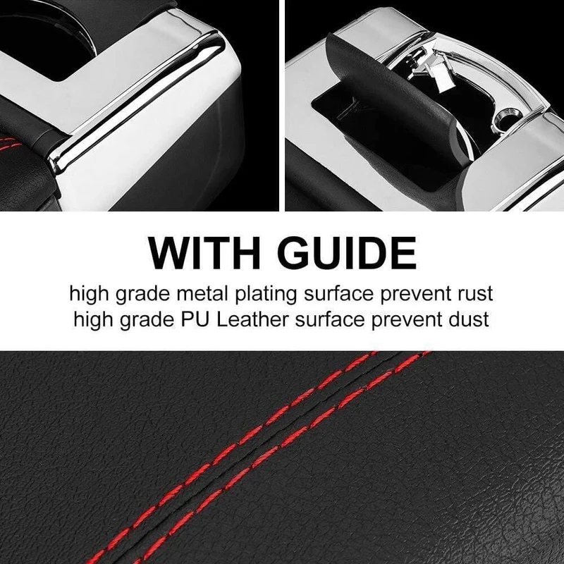 Armlehnenbox für Kia Rio 3 2011–2016, PU-Leder, zentraler Behälter, Aufbewahrungsbox, Auto-Styling-Zubehör