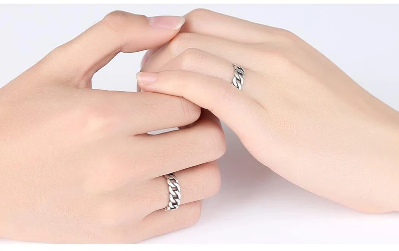 Edle Ringe aus 925er Sterlingsilber für Damen und Herren, verstellbare Manschette, thailändischer Strickring