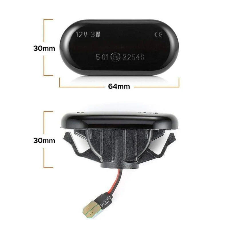 Auto Blinker LED Blinker Blinker Lampe Signal Lampe Seite Marker 26160AX00A Für Nissan Qashqai Navara Micra