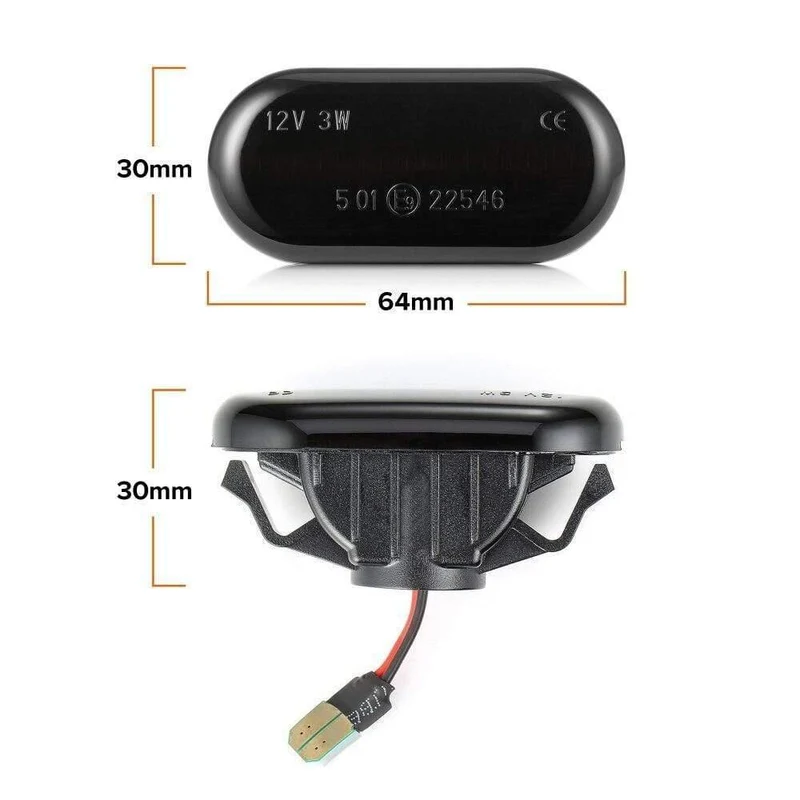 Auto Blinker LED Blinker Blinker Lampe Signal Lampe Seite Marker 26160AX00A Für Nissan Qashqai Navara Micra
