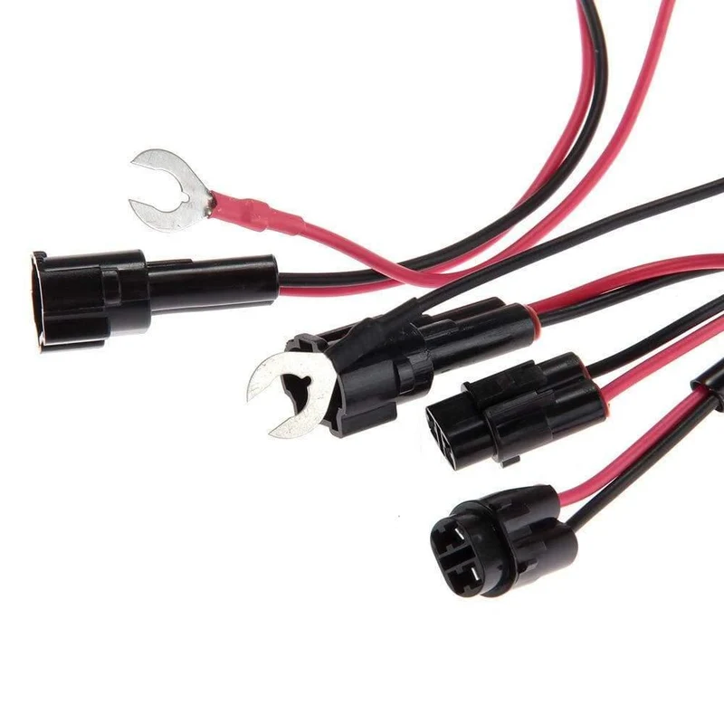 DRL-Tagfahrlicht-Kabelbaum, LED-Lichtrelaissteuerung, Ein-/Aus-Dimmerlampensatz für Auto-DRL-Lichtrelais, DC 12 V, 2.5 A, 30 W