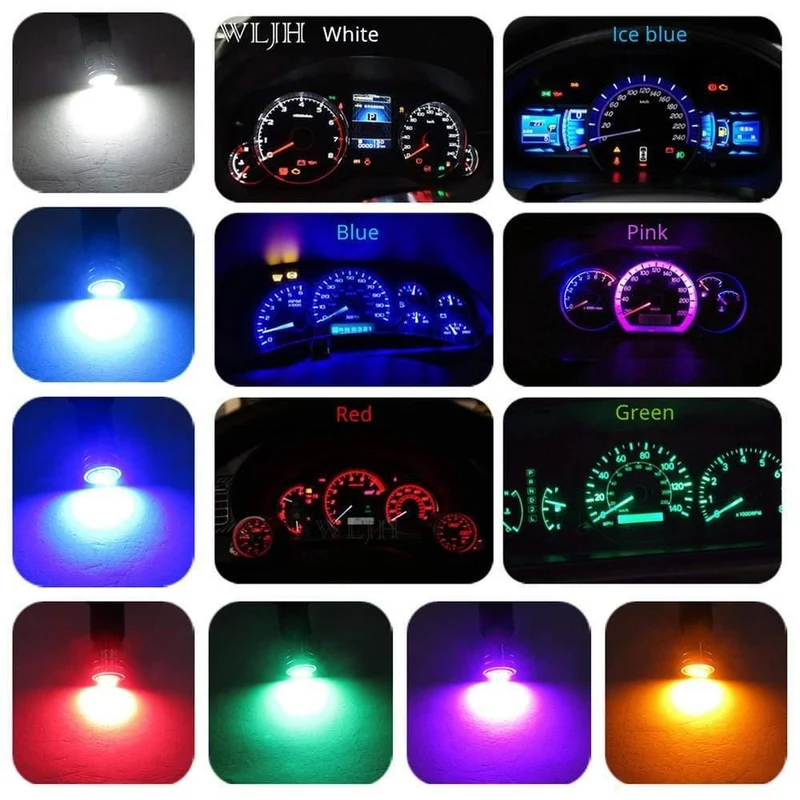T10 Led Innen Lichter Auto Gauge Dashboard Dash Licht Instrument Cluster Panel W5W 194 Birne Twist Sockel PC195 PC194 PC168