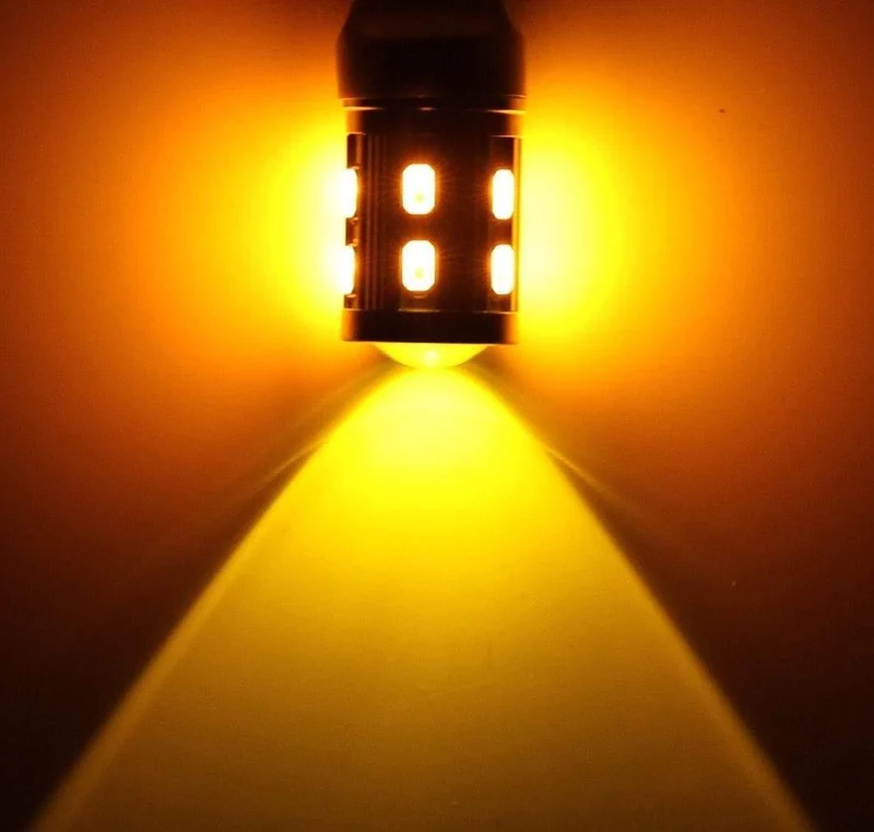 2 Stücke T25 LED 3157 3156 3057 3056 p27/7w Led-lampen 12 SMD Led-lampe Auto Hinten Brems lichter Parkplatz 12V Bernstein Weiß Rot D020