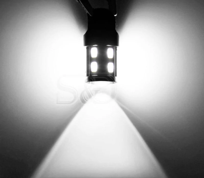 2 Stücke T25 LED 3157 3156 3057 3056 p27/7w Led-lampen 12 SMD Led-lampe Auto Hinten Brems lichter Parkplatz 12V Bernstein Weiß Rot D020