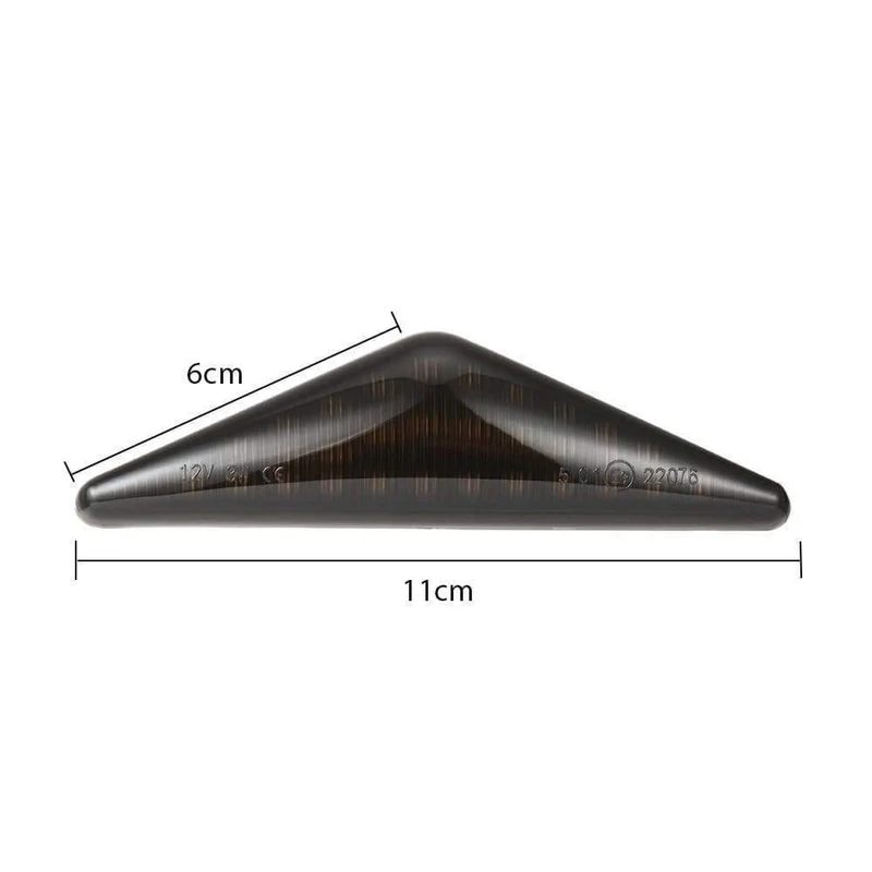 2 Stück LED Dynamische Seitenmarkierungs-Blinkerleuchte Sequentielles Blinklicht Für Ford Mondeo 2000-2007 MK 3 Focus MK1 1998-2004