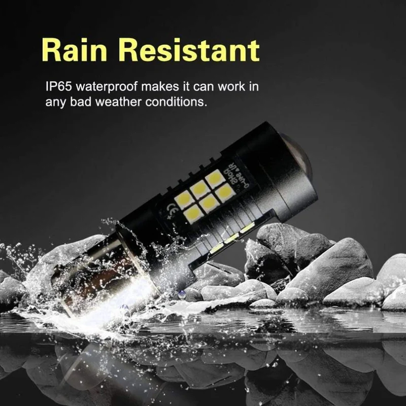 2 Stück 1156 BA15S P21W LED BAU15S PY21W BAY15D LED-Birne 1157 P21/5W R5W 21 Stück 3030SMD Auto-Glühbirnen Auto-LED-Licht 12 V – 24 V