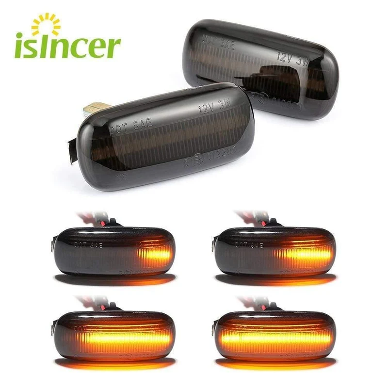 2 stücke Led Dynamische Seitenmarkierung Blinker Sequentielle Blinker Für Audi A3 S3 8 A4 S4 RS4 B6 B7 B8 A6 S6 RS6 C5 C7