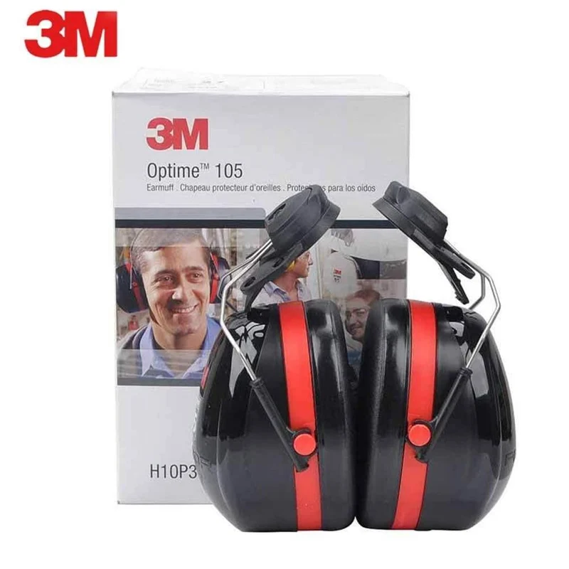3M H10P3E Lärmschutz Ohrenschützer NRR 27dB Geräuschreduzierende Ohrenschützer Hängender Helm Ohrenschützer Gehörschutz für den industriellen Einsatz