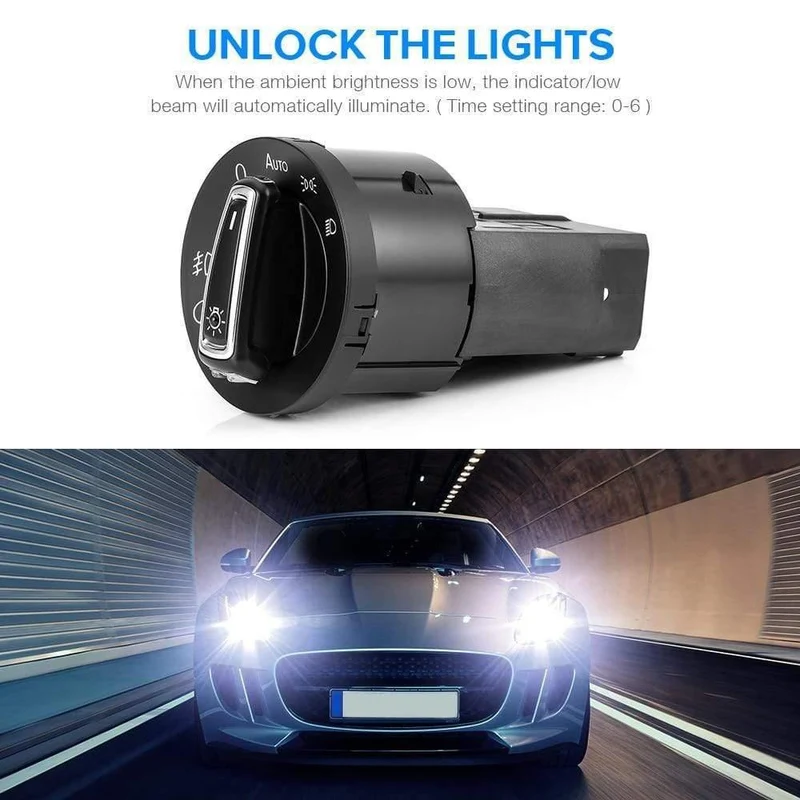 Auto Scheinwerfer Nebel Lampe Schalter Scheinwerfer Schalter Auto Zubehör Für Volkswagen Golf Mk4 Passat B5 Polo Auto Styling