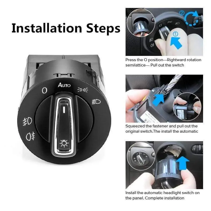 Auto Scheinwerfer Nebel Lampe Schalter Scheinwerfer Schalter Auto Zubehör Für Volkswagen Golf Mk4 Passat B5 Polo Auto Styling