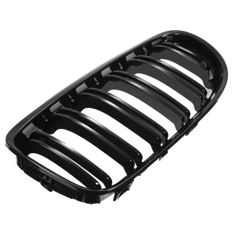 Paar matt/glänzend schwarze Auto-Frontgrills für BMW E90 LCI 3er-Limousine/Wagon 09–11. Renngrills