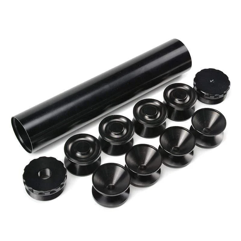 1 / 2-28 Kraftstofffilter Solvent D Cell Aluminium-Vorratsbecher Für NAPA 4003 WIX 24003 Kraftstofffilter 6061-T6 Part Black