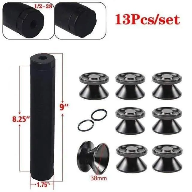 1 / 2-28 Kraftstofffilter Solvent D Cell Aluminium-Vorratsbecher Für NAPA 4003 WIX 24003 Kraftstofffilter 6061-T6 Part Black