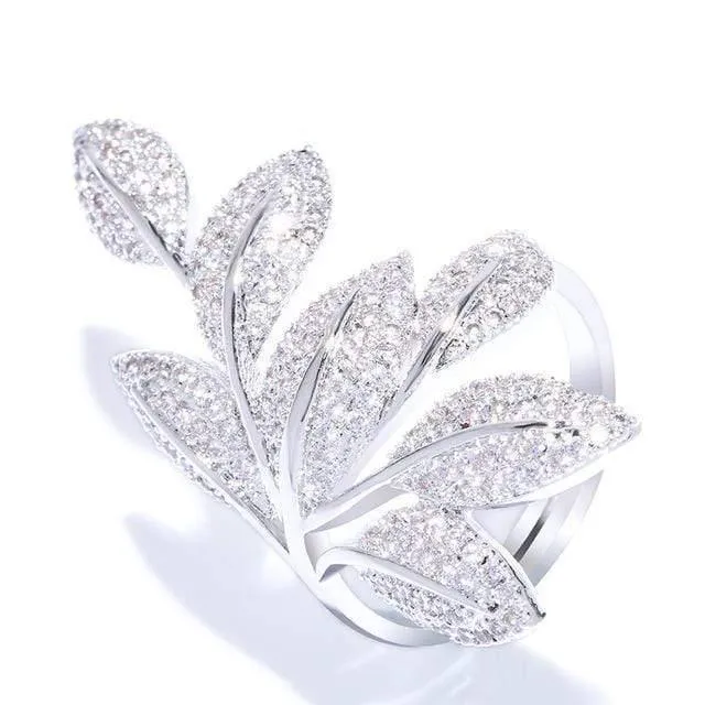Damen-Fingerring mit Mikro-Intarsien aus kubischem Zirkonium, Vintage-Modeschmuck, Bague rigf28