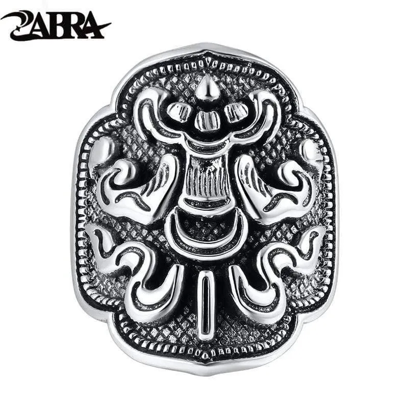 925 Sterling Silber Schatz Regenschirm Ring Für Männer Frauen Retro Hip Hop Vintage Party Vatertag Männlichen Thai Silber Schmuck