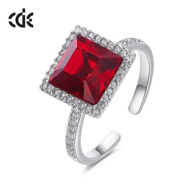 Ring verziert mit Kristallen von Swarovski Offene Fingerringe für Frauen Eheringe Verlobungsschmuck