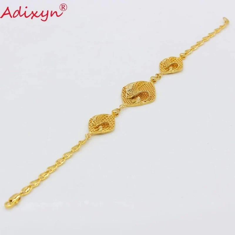 Ring / ohrringe / halsketten / armband schmuck sets für frauen gold farbe afrikanisch / nigeria schmuck geschenke nxnumx