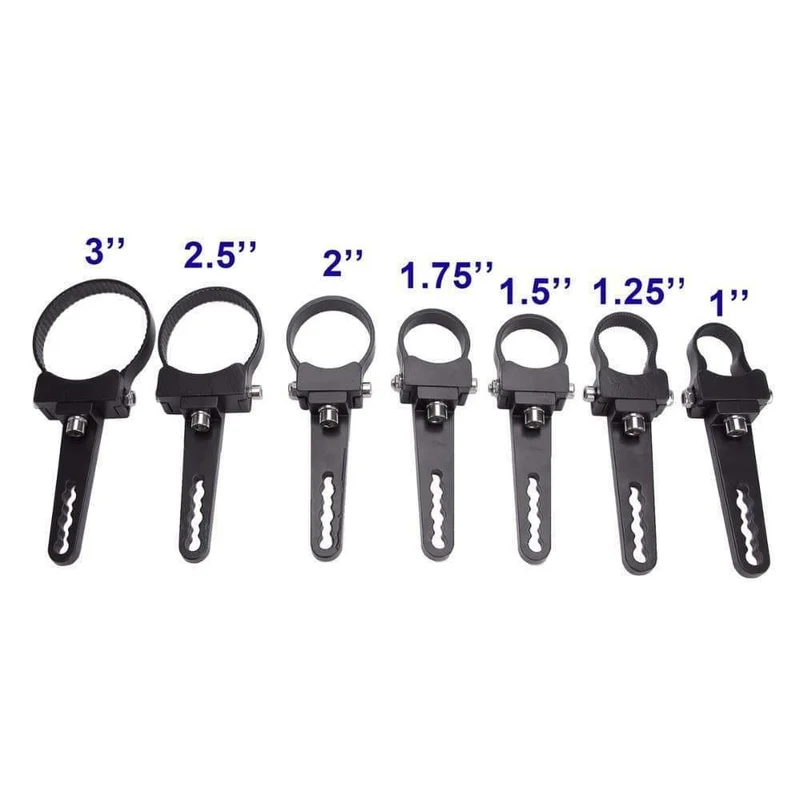 1 paar Auto Bull Bar LED Halterung 1 1.5 2 2.5 3 ZOLL Offroad ATV SUV Auto 4x4 Stoßstange Bullbar HID Arbeit Licht Scheinwerfer Halter Klemme