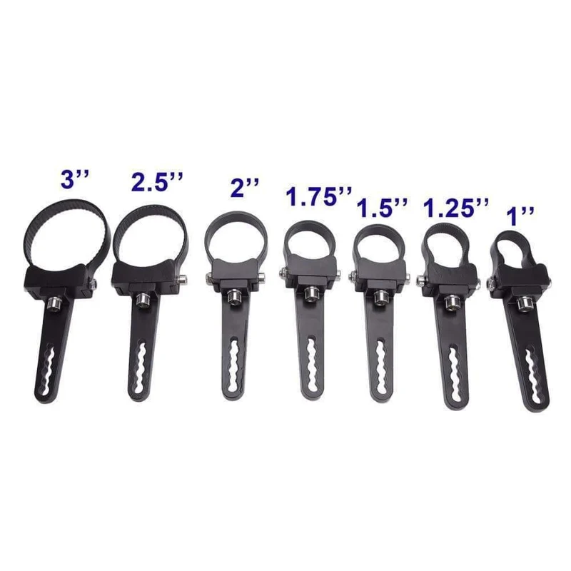 1 paar Auto Bull Bar LED Halterung 1 1.5 2 2.5 3 ZOLL Offroad ATV SUV Auto 4x4 Stoßstange Bullbar HID Arbeit Licht Scheinwerfer Halter Klemme