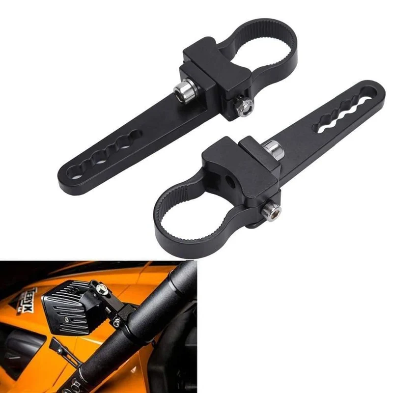 1 paar Auto Bull Bar LED Halterung 1 1.5 2 2.5 3 ZOLL Offroad ATV SUV Auto 4x4 Stoßstange Bullbar HID Arbeit Licht Scheinwerfer Halter Klemme