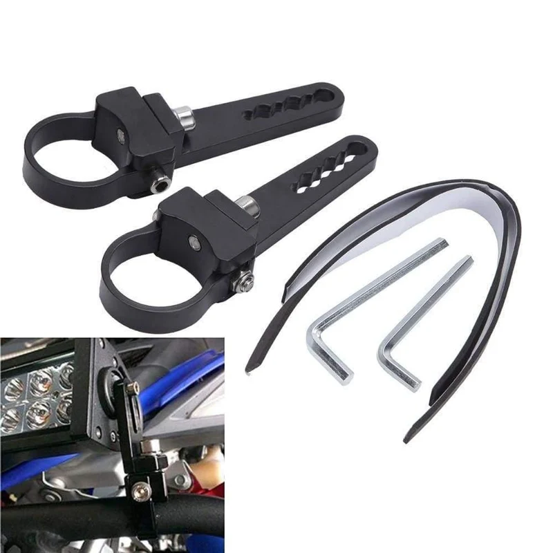1 paar Auto Bull Bar LED Halterung 1 1.5 2 2.5 3 ZOLL Offroad ATV SUV Auto 4x4 Stoßstange Bullbar HID Arbeit Licht Scheinwerfer Halter Klemme