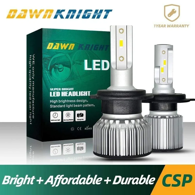 2PCS H7 H4 Led Scheinwerfer Lampen D2S D2R D2C H1 H3 H8 H11 9005HB3 9006HB 4 9012 Led Auto Scheinwerfer birne Nebel Licht 12V 6000K CSP CHIP