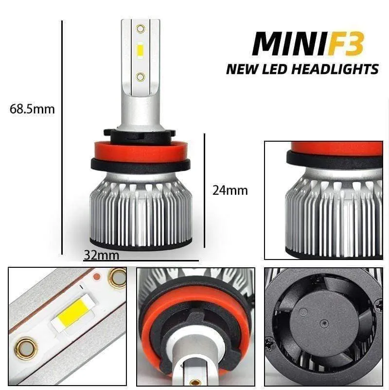 2PCS H7 H4 Led Scheinwerfer Lampen D2S D2R D2C H1 H3 H8 H11 9005HB3 9006HB 4 9012 Led Auto Scheinwerfer birne Nebel Licht 12V 6000K CSP CHIP