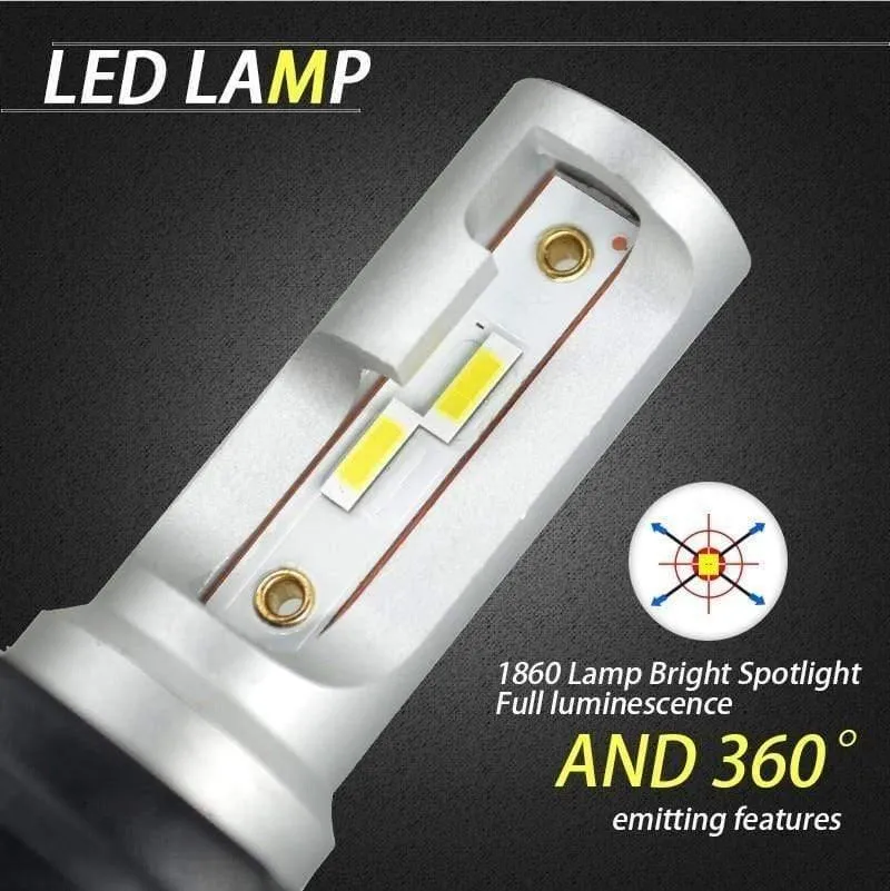 2PCS H7 H4 Led Scheinwerfer Lampen D2S D2R D2C H1 H3 H8 H11 9005HB3 9006HB 4 9012 Led Auto Scheinwerfer birne Nebel Licht 12V 6000K CSP CHIP