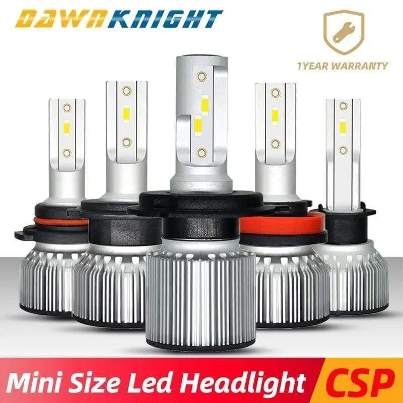 2PCS H7 H4 Led Scheinwerfer Lampen D2S D2R D2C H1 H3 H8 H11 9005HB3 9006HB 4 9012 Led Auto Scheinwerfer birne Nebel Licht 12V 6000K CSP CHIP