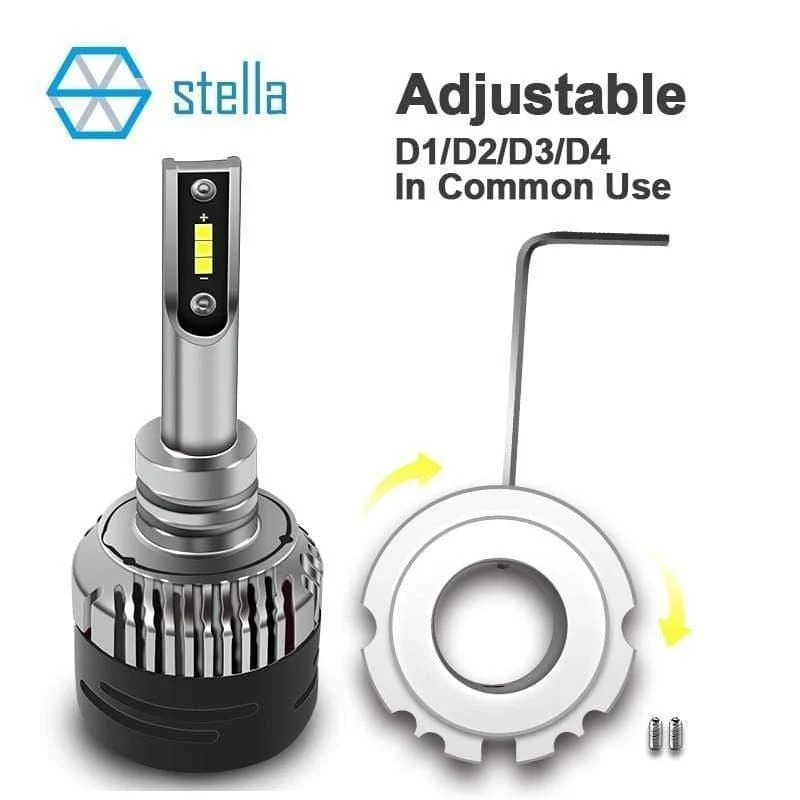 2 stücke Gemeinsame verwendung led D1R D1S D2R D2S D3R D3S D4R D4S led-lampe 95% canbus 6000 karat auto scheinwerfer/nebel licht für auto super helle lampe