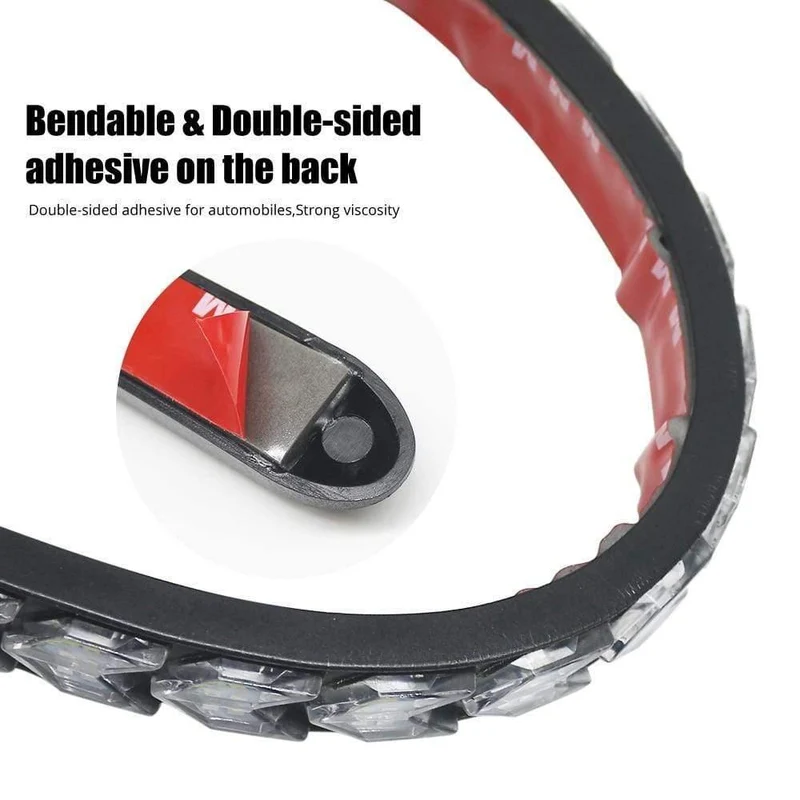 LED Flexibles Tagfahrlicht Tagfahrlicht Blinker Weiß / Gelb Switchback Dynamic Streamer Knight Rider Lichtleiste Scheinwerfer