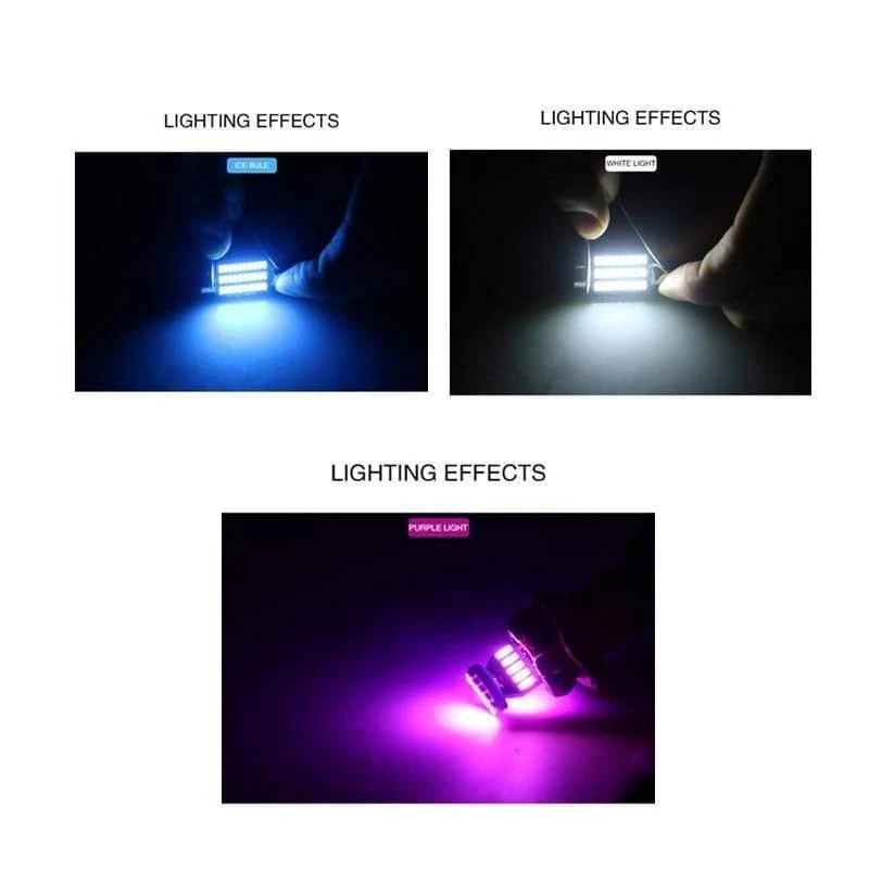 11-teiliges CANBUS-Fehlerfreies LED-Innenbeleuchtungs-Set-Paket für Mercedes W203 Zubehör, Dome-Leseleuchten 2001–2007, weiß, eisblau